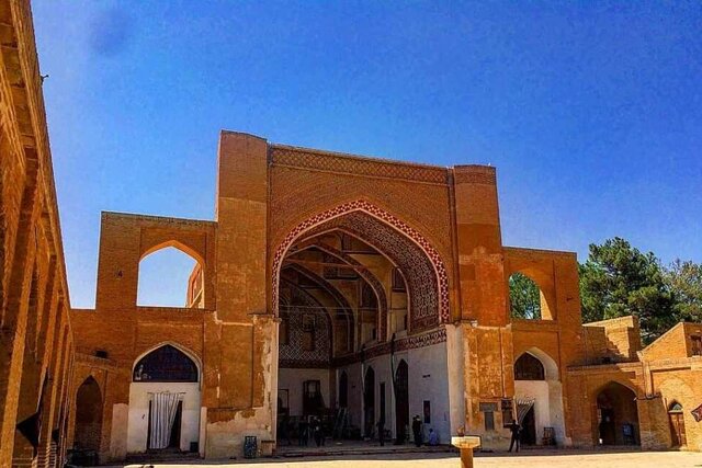 «مسجد جامع قاین»؛ مسجدی یک ایوانی ساخته شده در سال ۷۹۶ هجری قمری