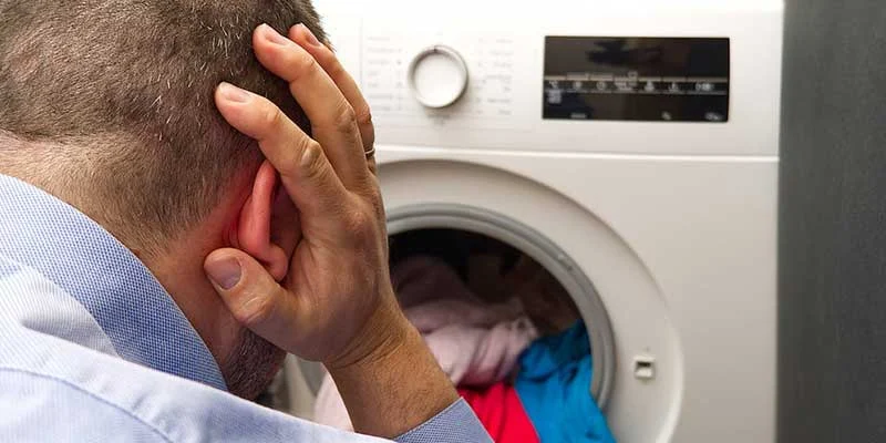 Why does the washing machine not dry clothes
