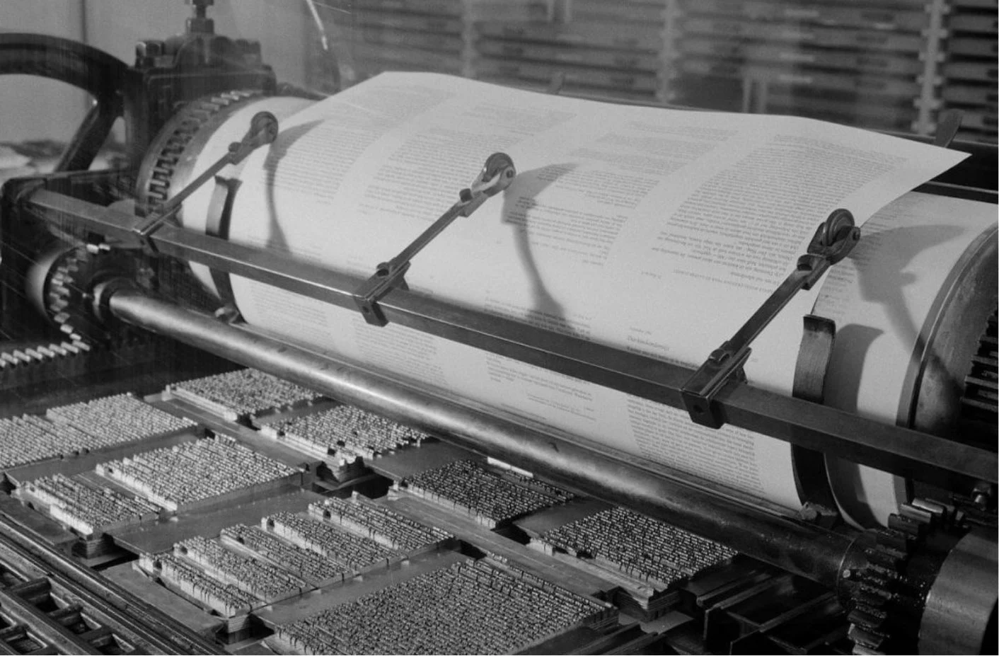 History of printing machine in Iran and the world