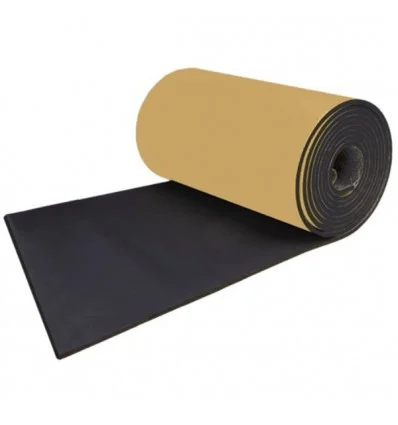 Sound insulation of the common wall of the apartment with adhesive egg comb insulation